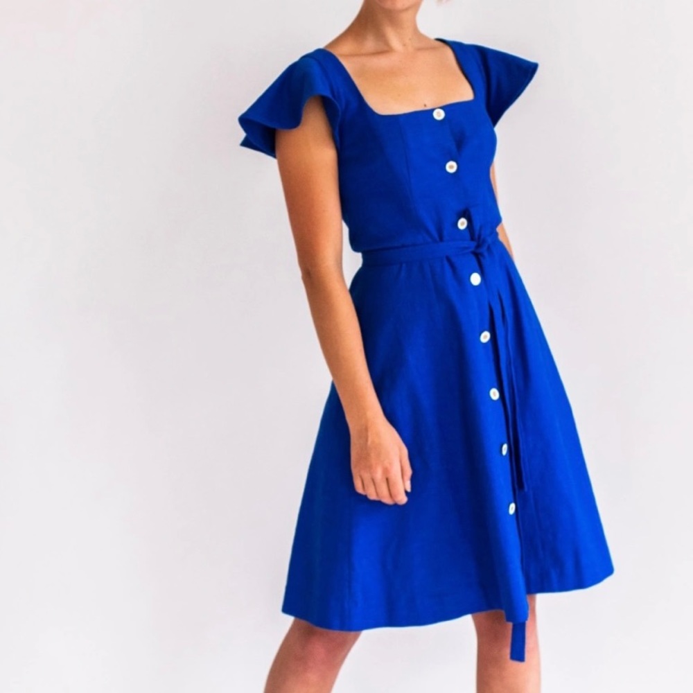 LINEN DRESS - Picture 6 of 6